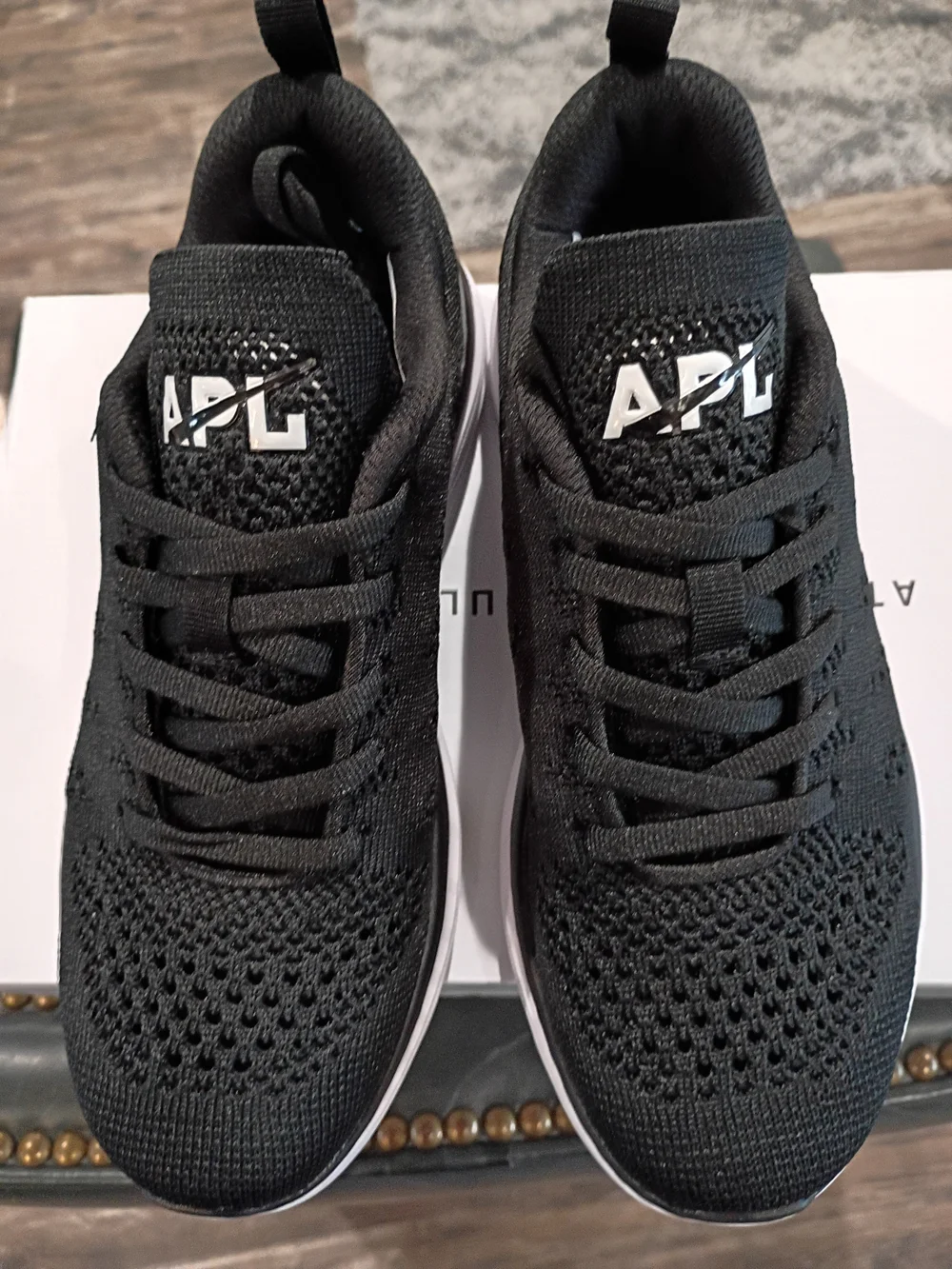 APL Pro Lululemon Women's Black Knit Athletic Sneakers Size 5 New